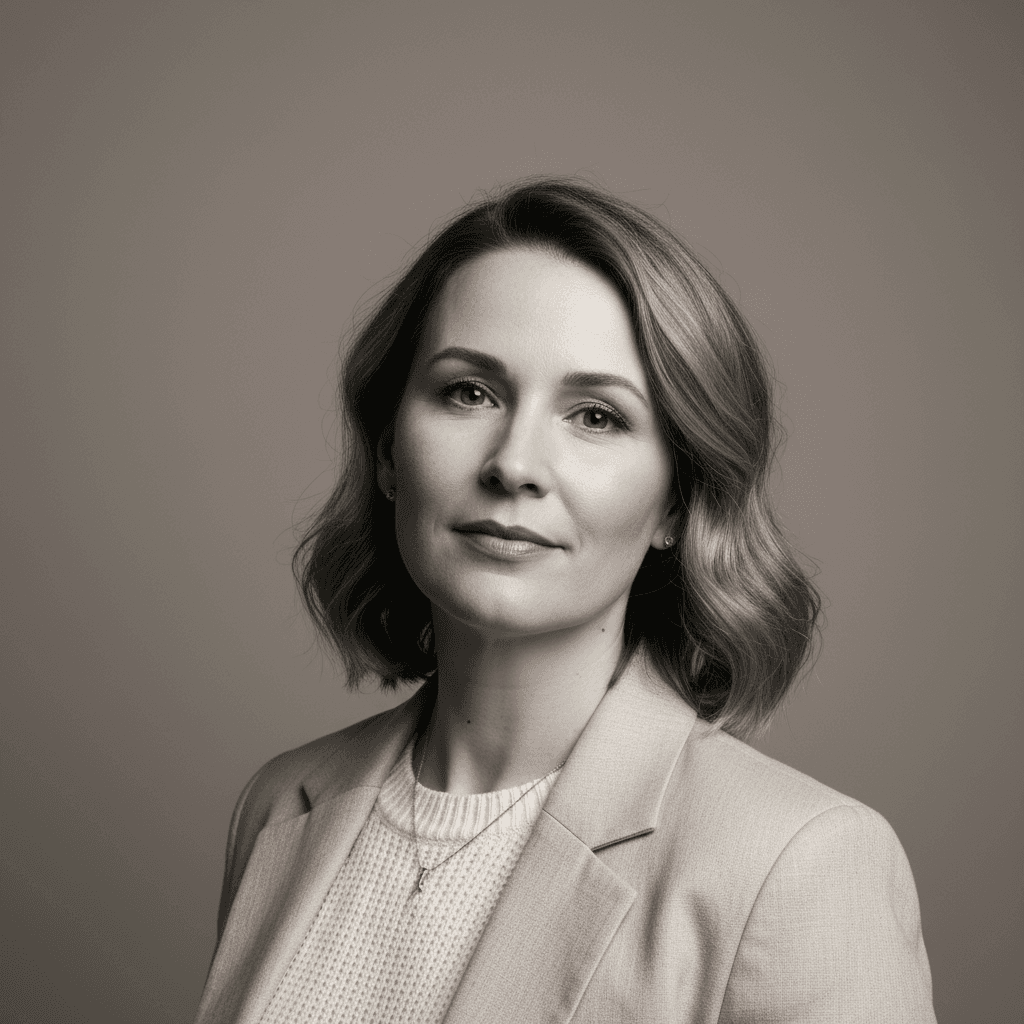 Studio portrait with refined lighting